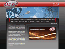 Tablet Screenshot of orve.cl